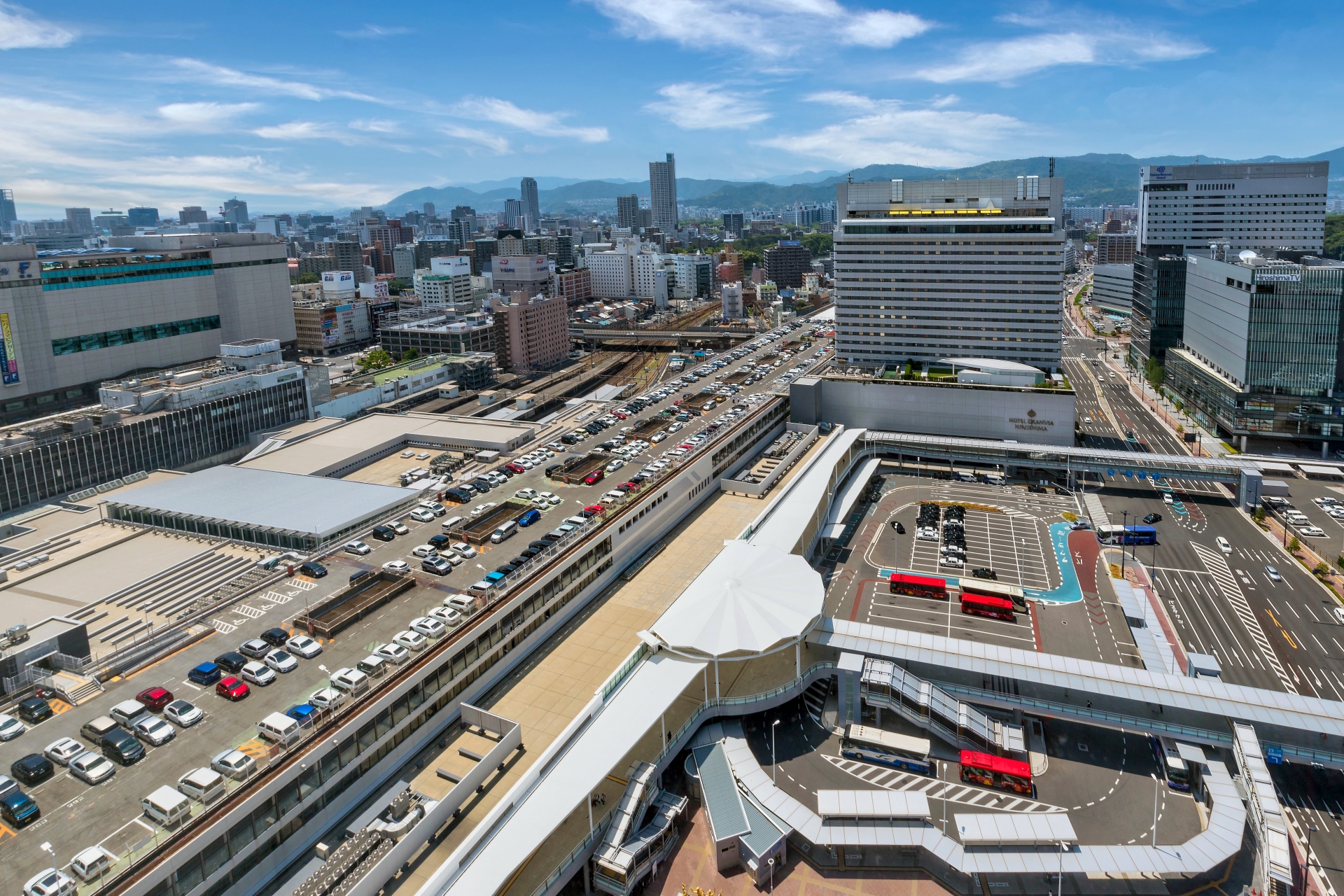 広島駅北口（エキキタ）周辺のオフィス・ホテルへの配車