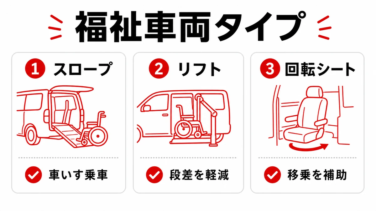 車両タイプを最初に決める