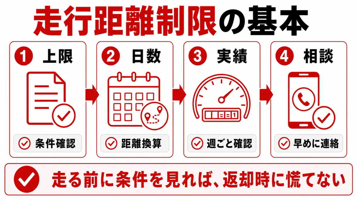 走行距離制限の基本を知る