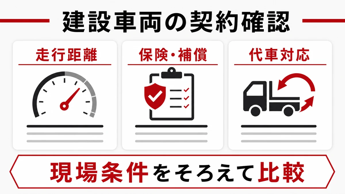 広島の建設現場に合う車種を選ぶ