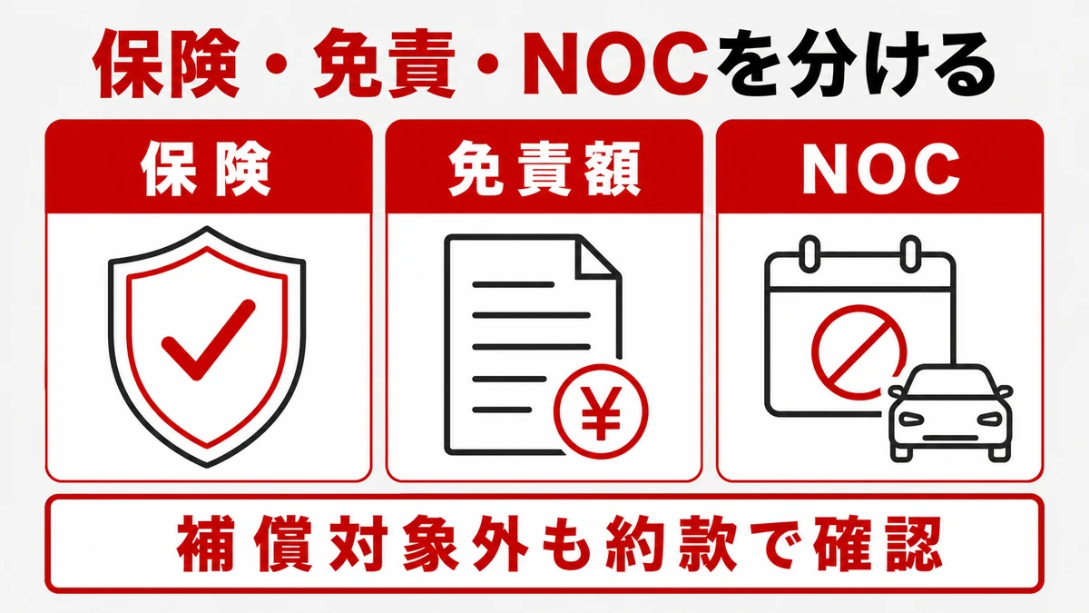 保険・免責・NOCを分けて読む