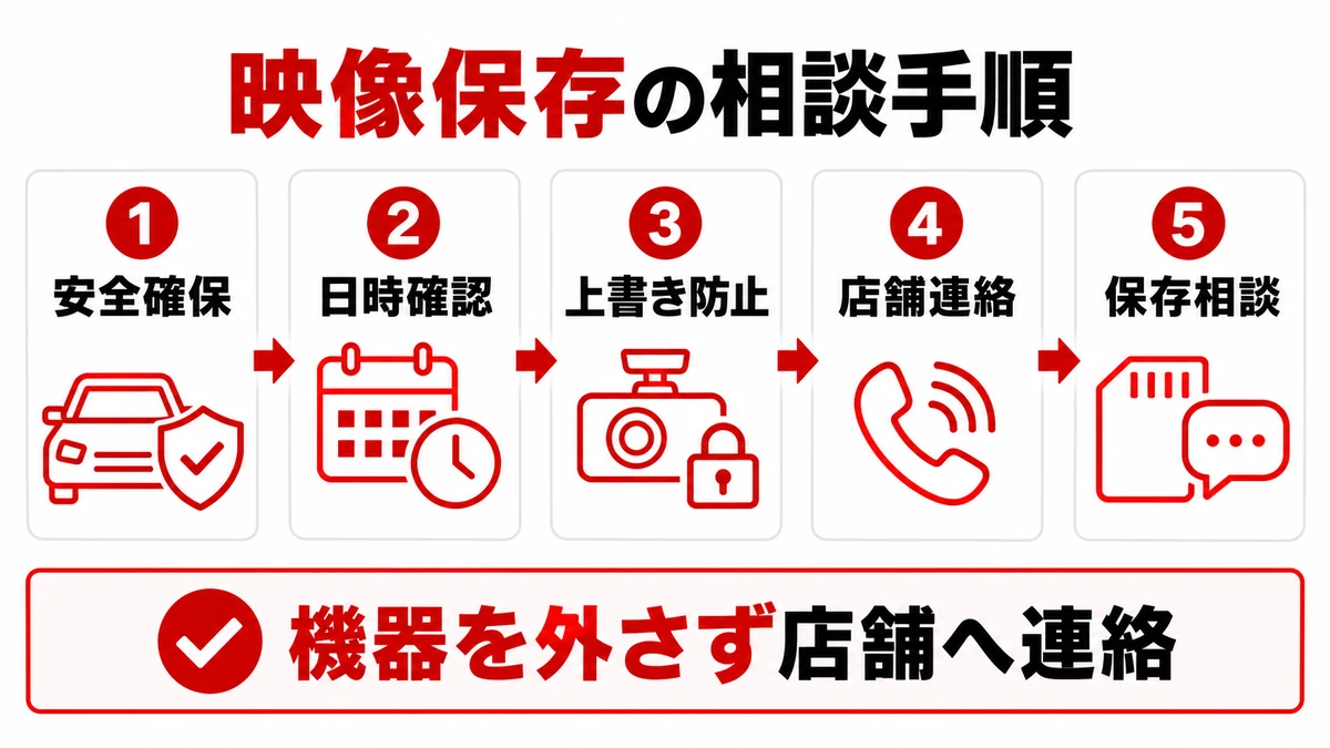 必要な映像を保存するときの5ステップ