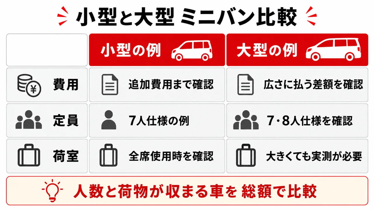 ミニバンを1ヶ月借りる料金はどのくらいか